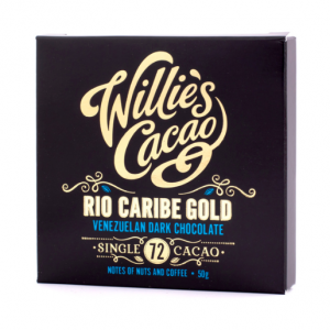 Willie's Cacao - Rio Caribe Gold 72% - Mørk Single Estate Chokolade fra Venezuela 50g