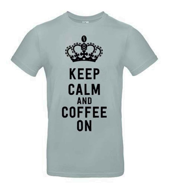 Joe Frex T-Shirt Sort m/Keep Calm and Coffee On tryk